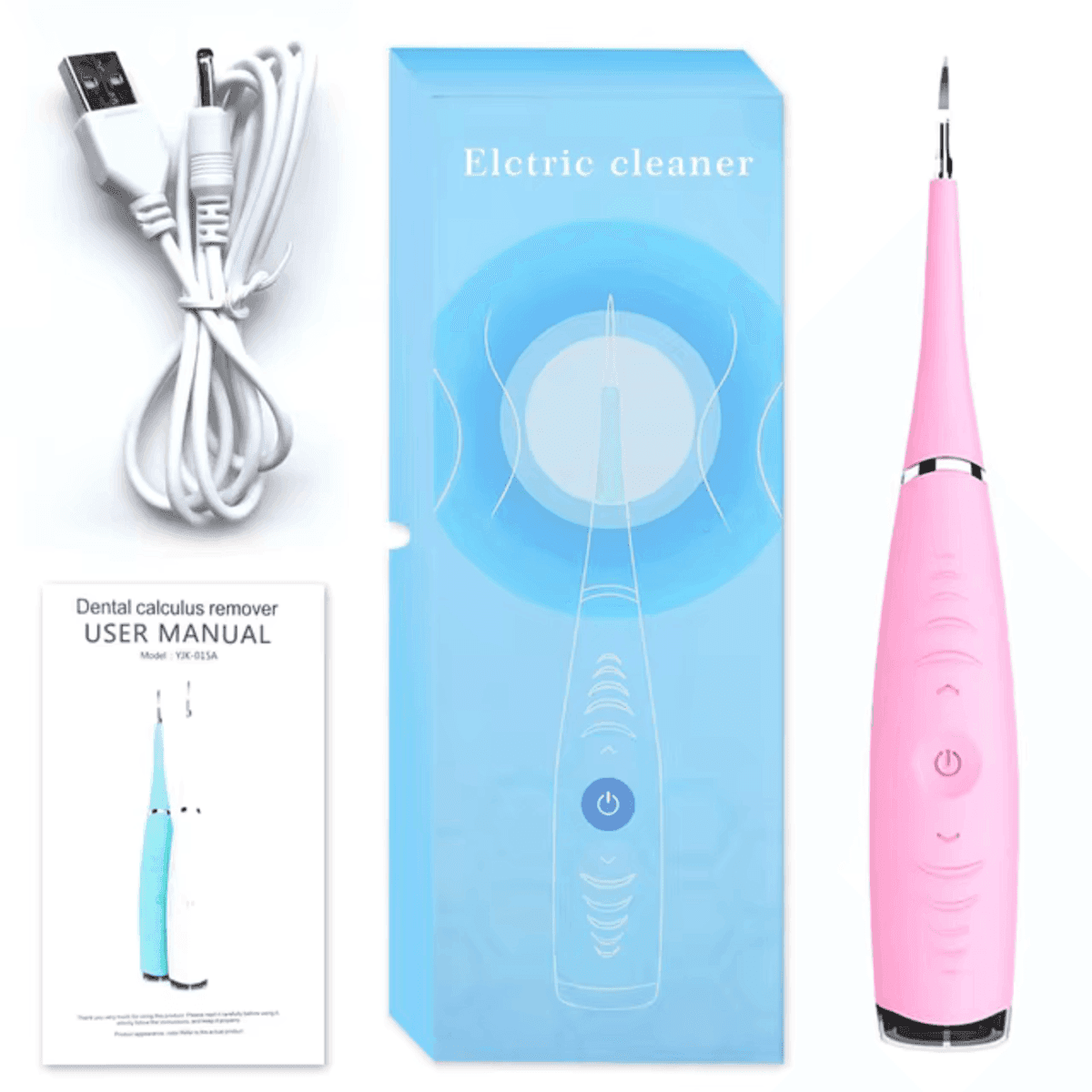 מכשיר חשמלי לניקוי אבנית מהשיניים