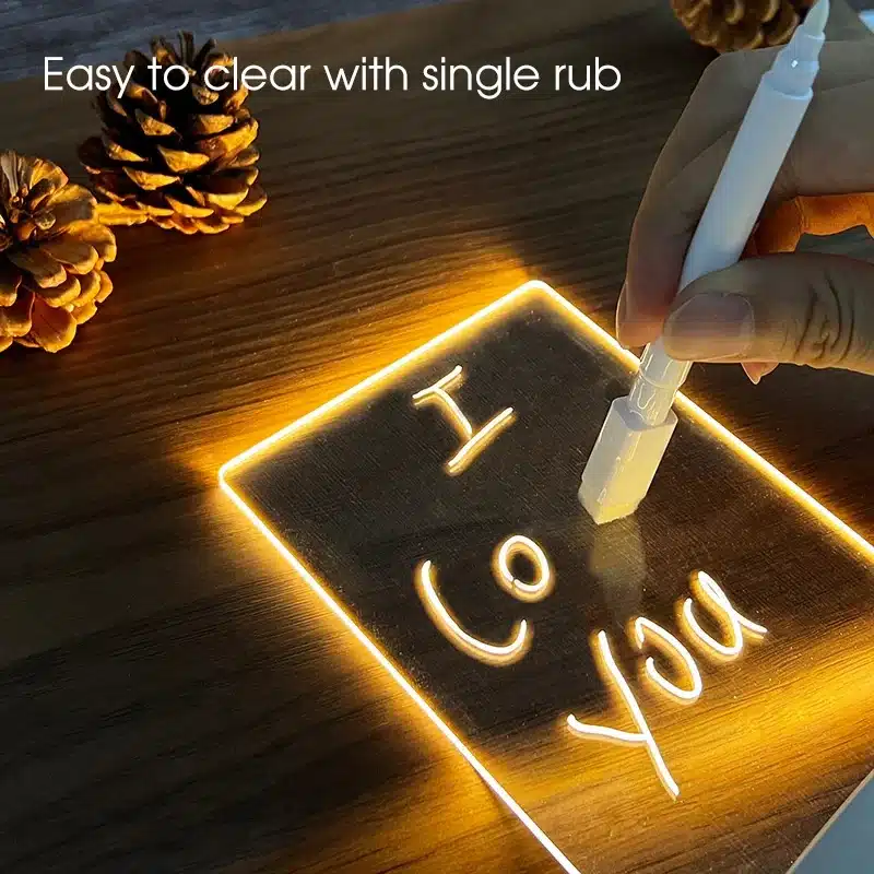 מנורת לילה LED עם עיצוב ייחודי לחדר שינה