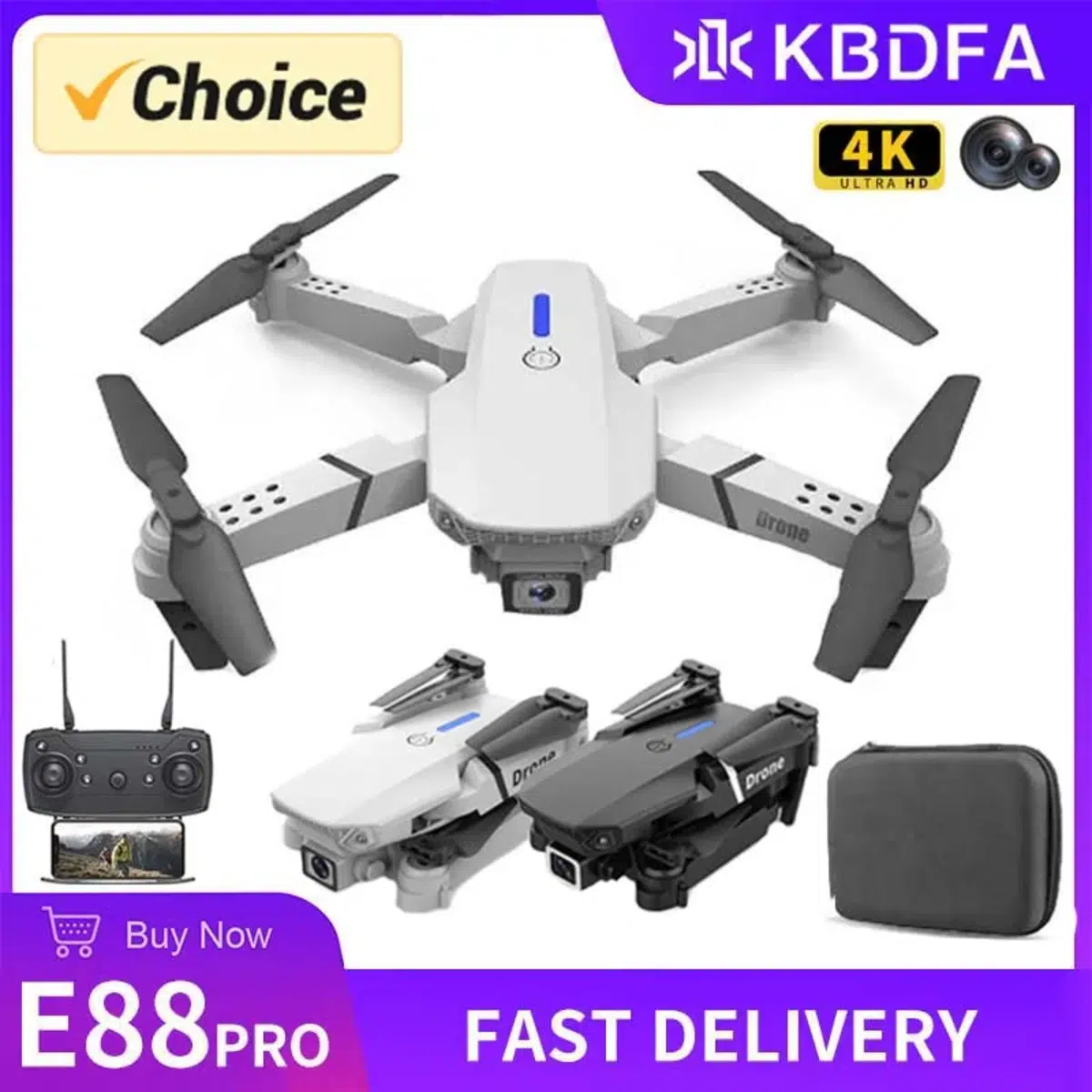 רחפן WiFi מצלמת 4K HD לצילום אווירי