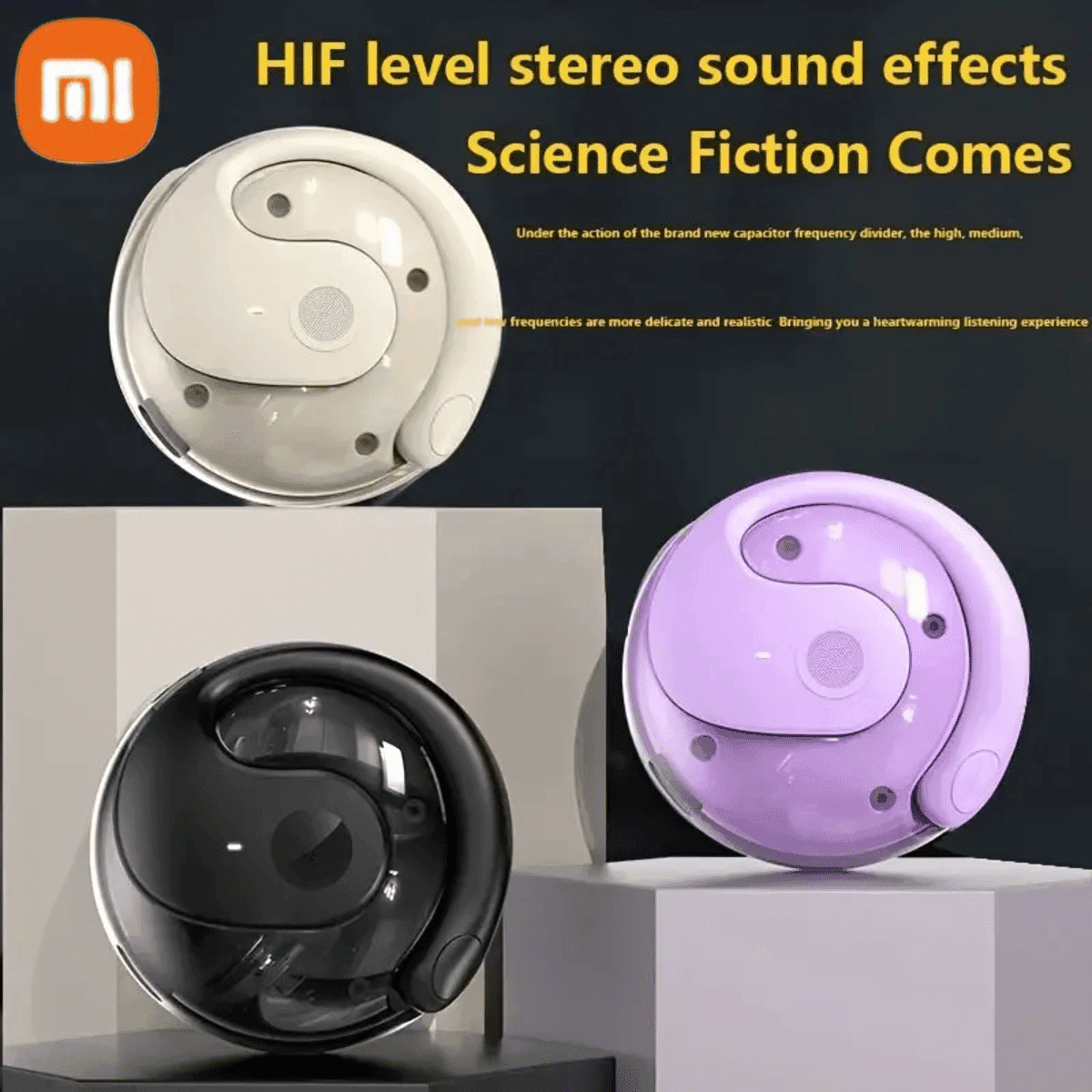 אוזניות אלחוטיות HiFi עם מיקרופון ENC