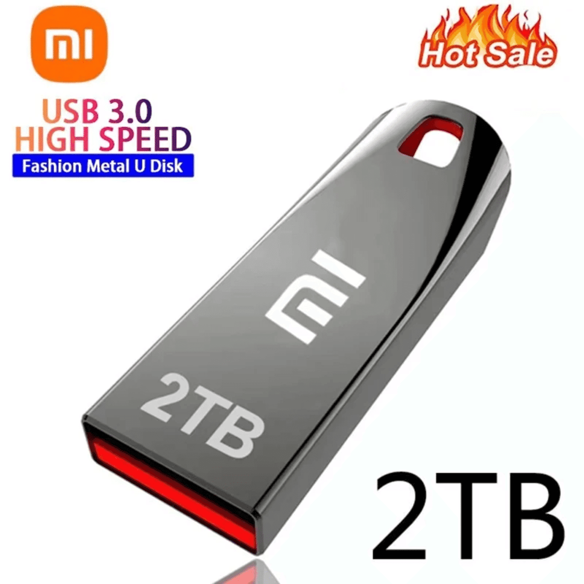 דיסק USB 3.0 נייד 2TB במהירות גבוהה