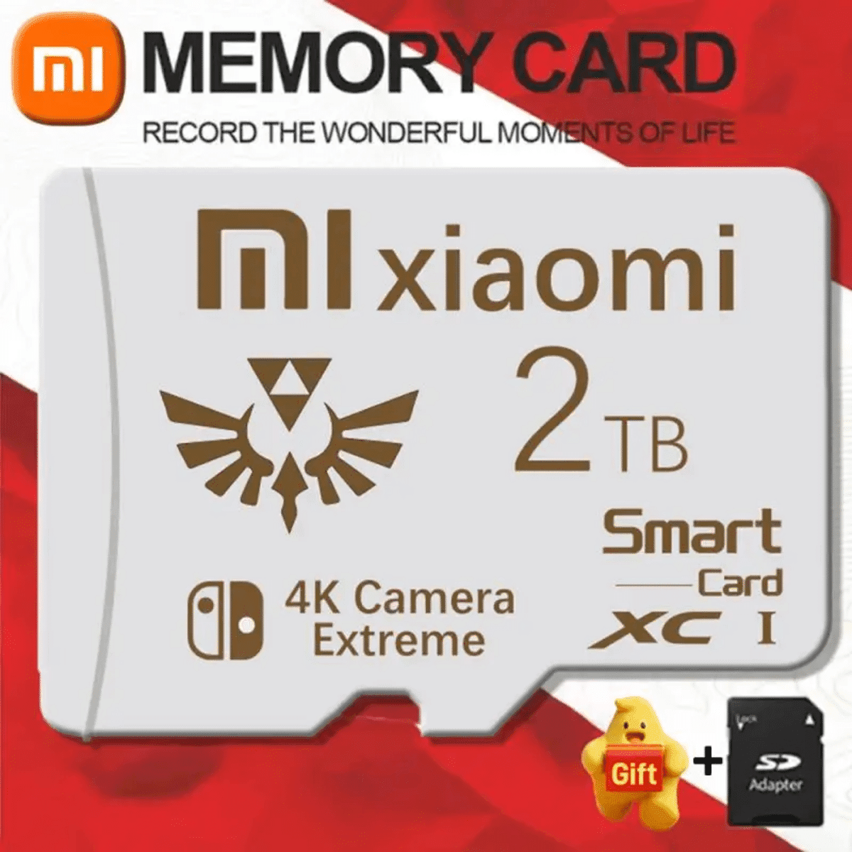 כרטיס מיקרו SD מהיר 2TB לאחסון נרחב