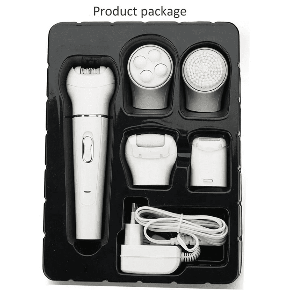 ערכת USB רב-תכליתית לגילוח, עיסוי וניקוי עור