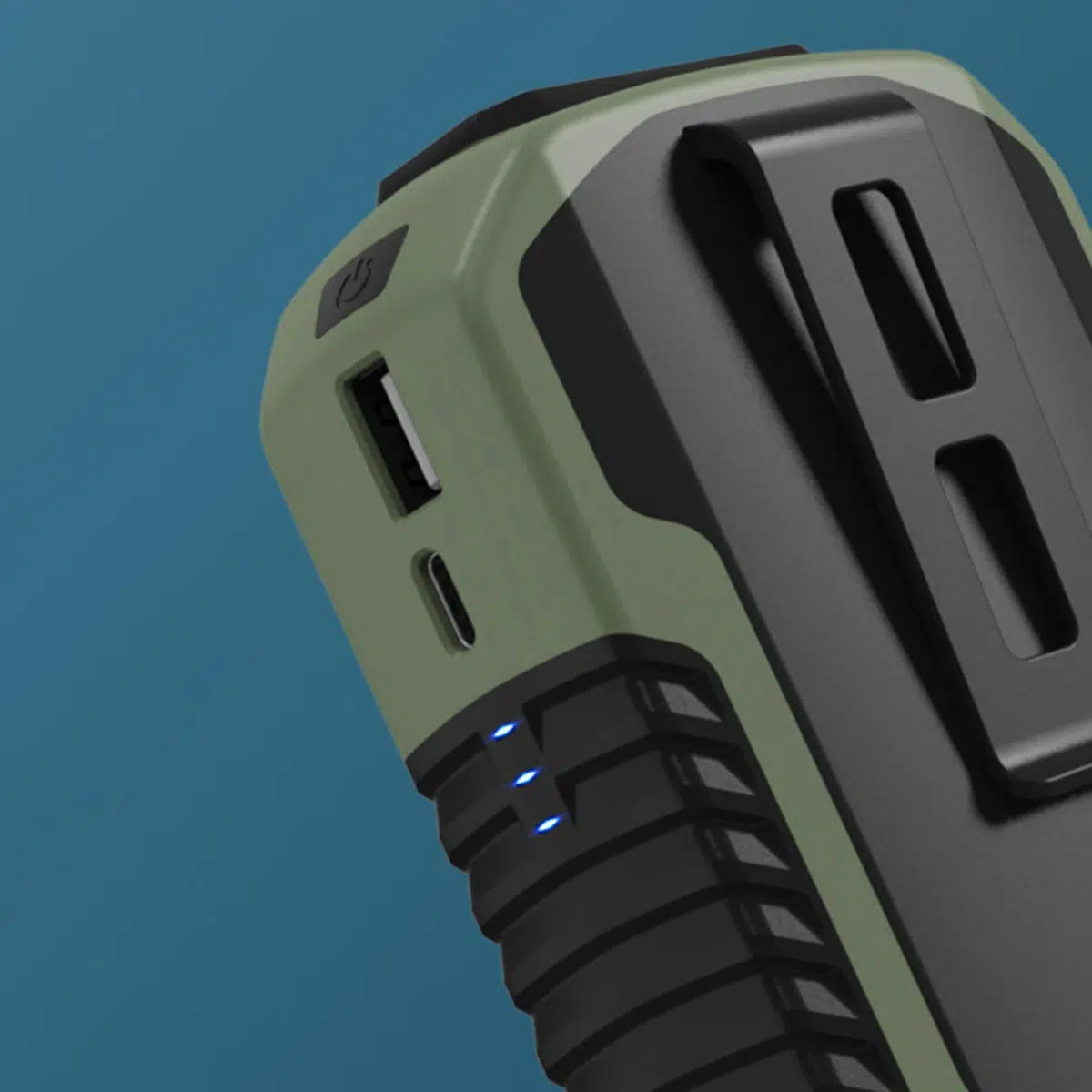 מאוורר אישי נייד עם קליפ ומצבר 6000mAh