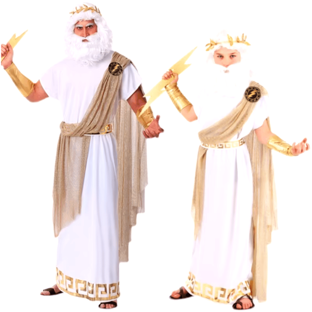 תחפושת אל יווני עם ברק ורעם