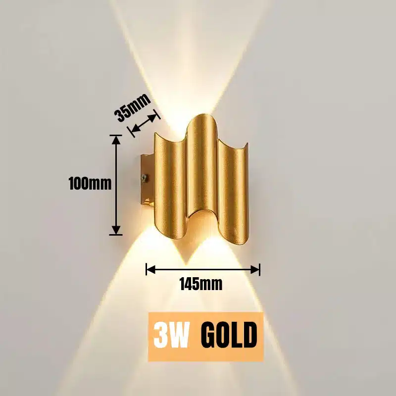 גוף תאורת LED לקיר לשימוש פנים וחוץ