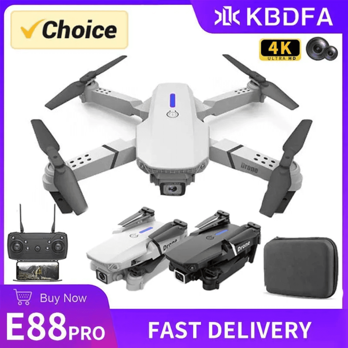 רחפן WiFi מצלמת 4K HD לצילום אווירי