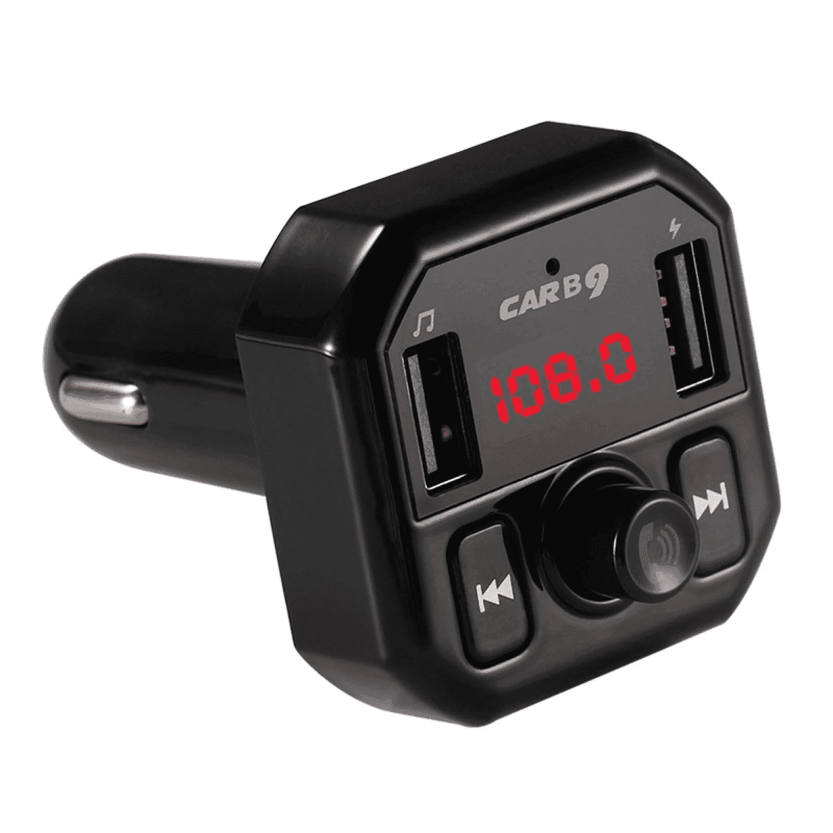מטען לרכב עם תצוגה דיגיטלית ודיבורית Bluetooth