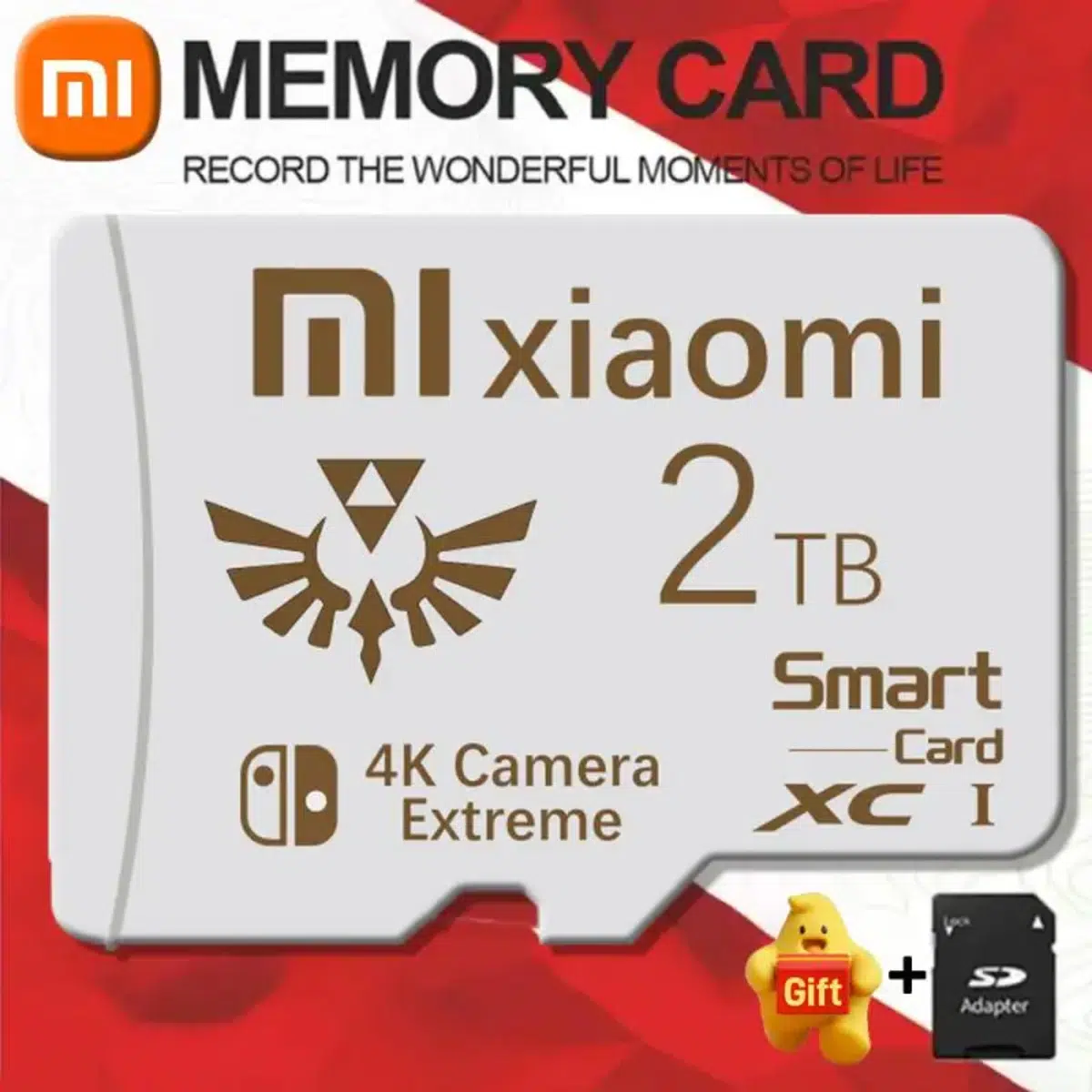 כרטיס מיקרו SD מהיר 2TB לאחסון נרחב