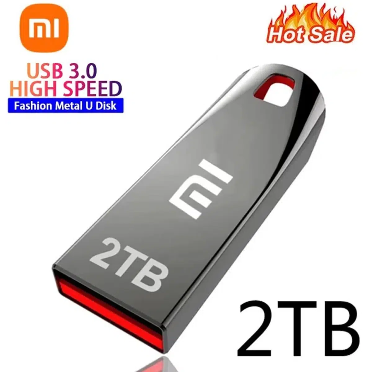 דיסק USB 3.0 נייד 2TB במהירות גבוהה