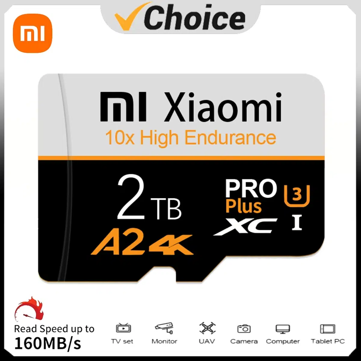 כרטיס זיכרון מהיר 2TB לסמארטפון ומצלמה