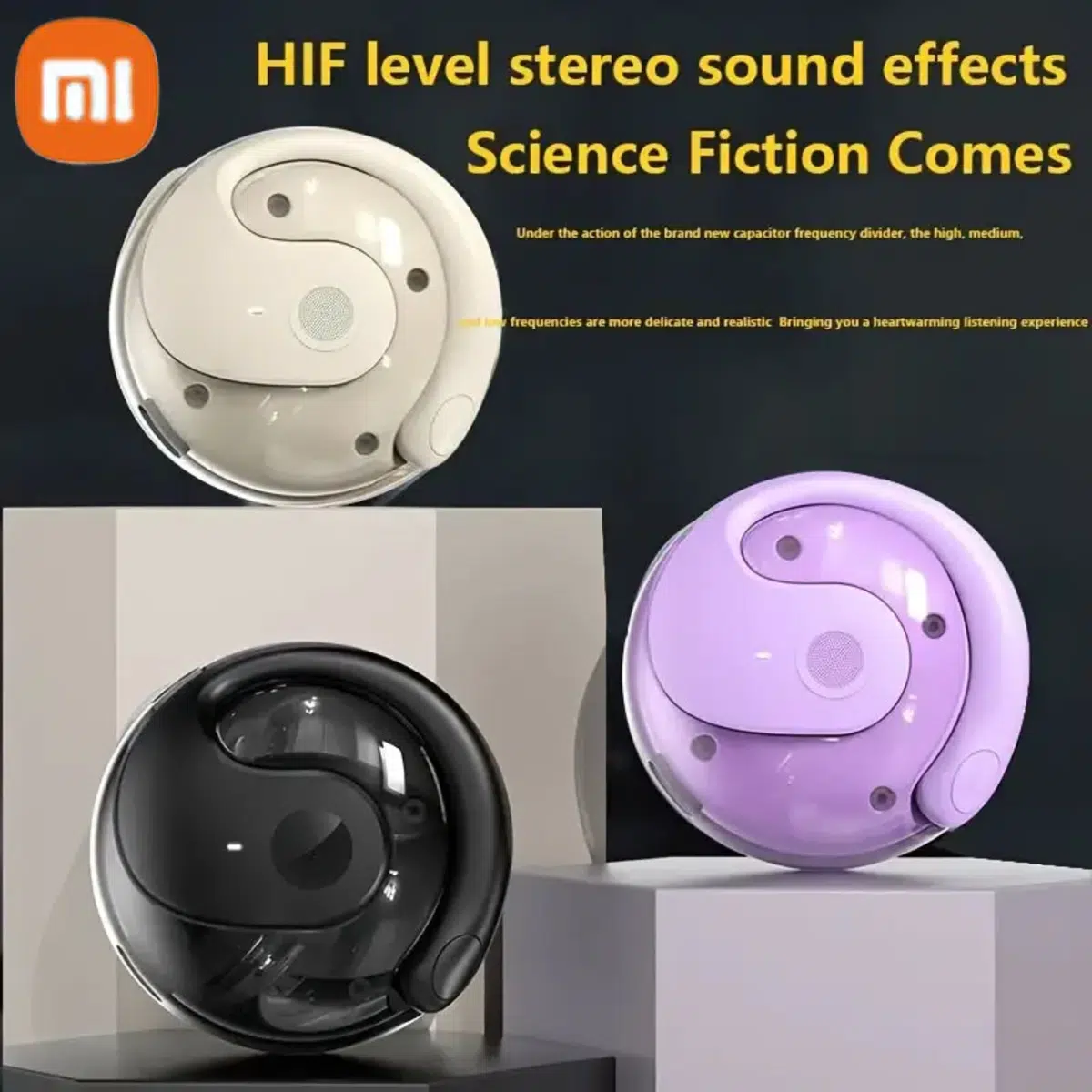 אוזניות אלחוטיות HiFi עם מיקרופון ENC