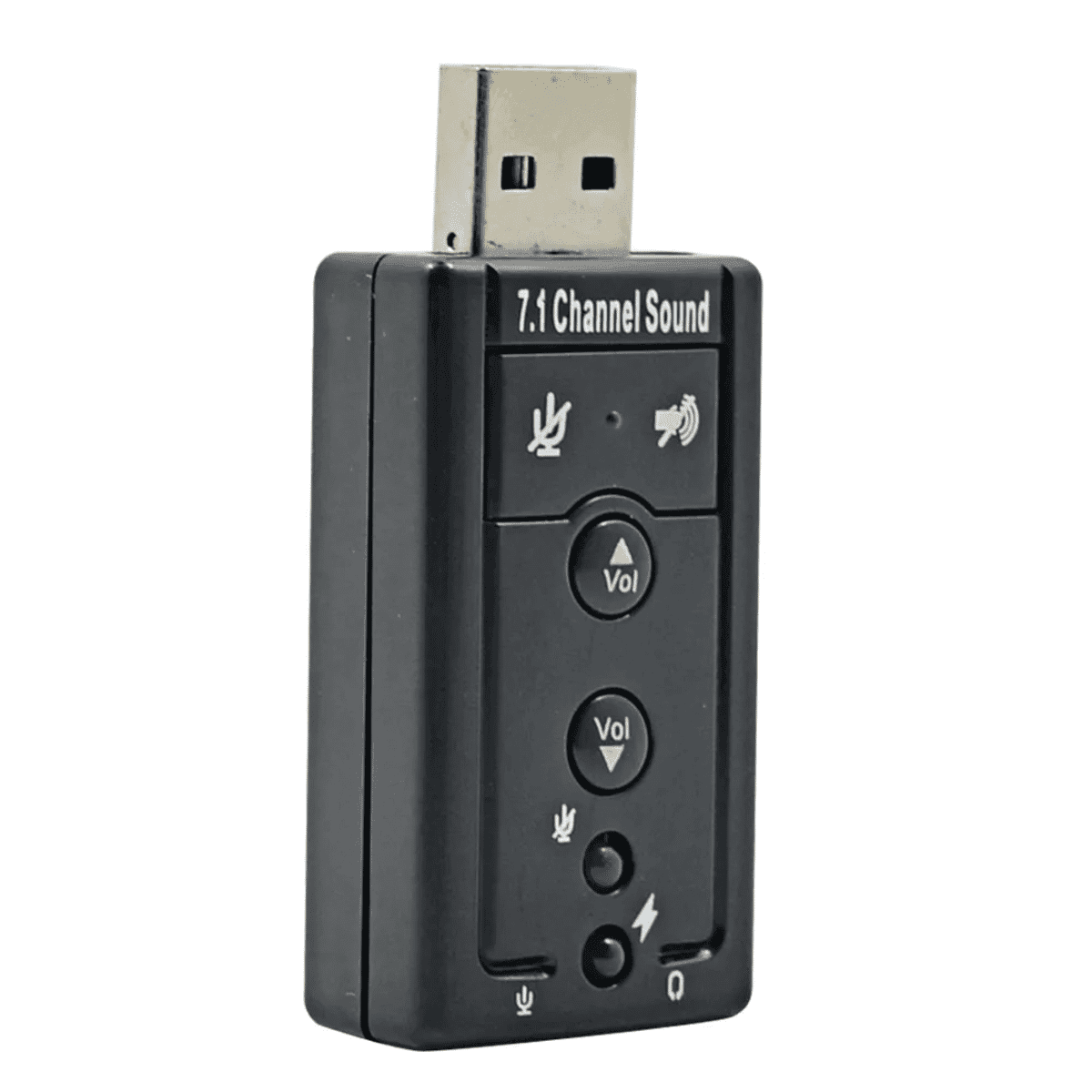 כרטיס קול חיצוני USB עם פלט 7.1 ערוצים