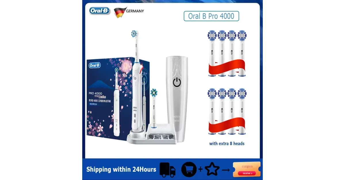מברשת שיניים חשמלית Oral-B Sonic Pro 4000