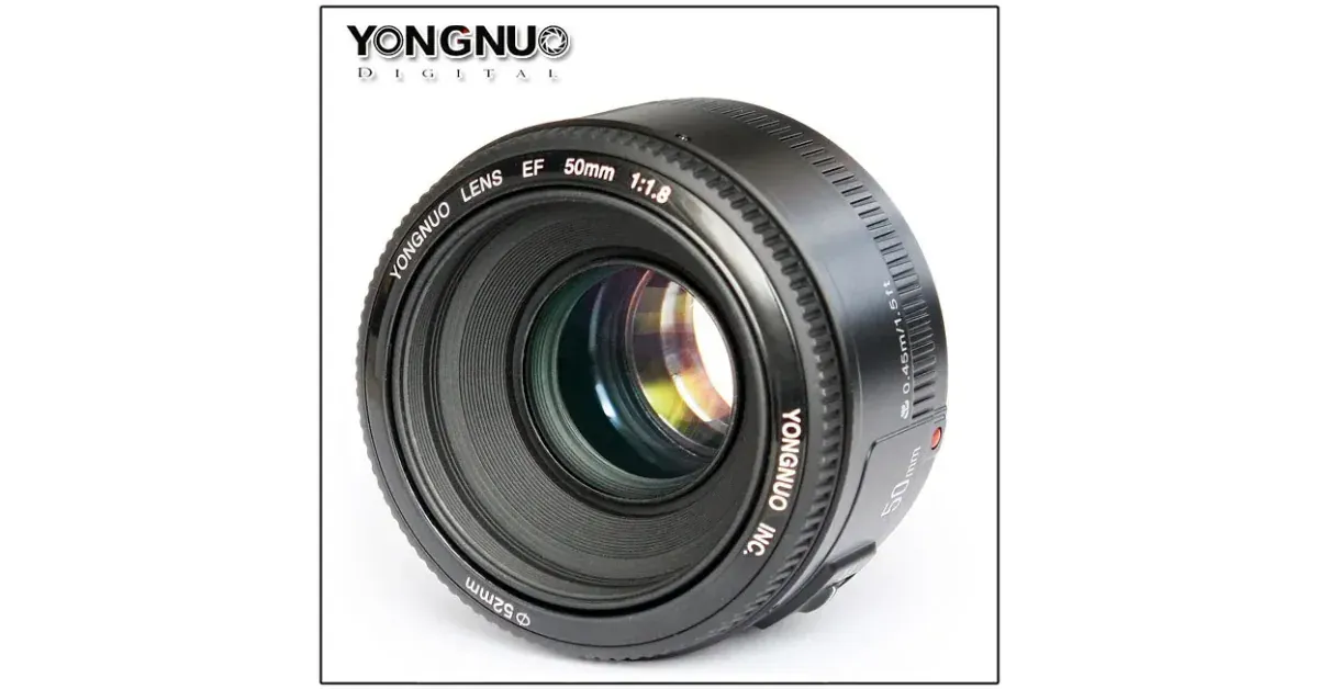 עדשת YN 50mm f/1.8 של Yongnuo