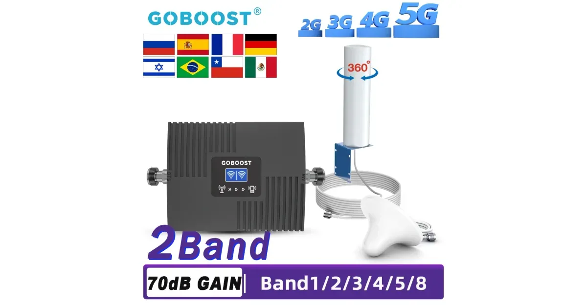 מגבר קליטה דו-תדרי GOBOOST