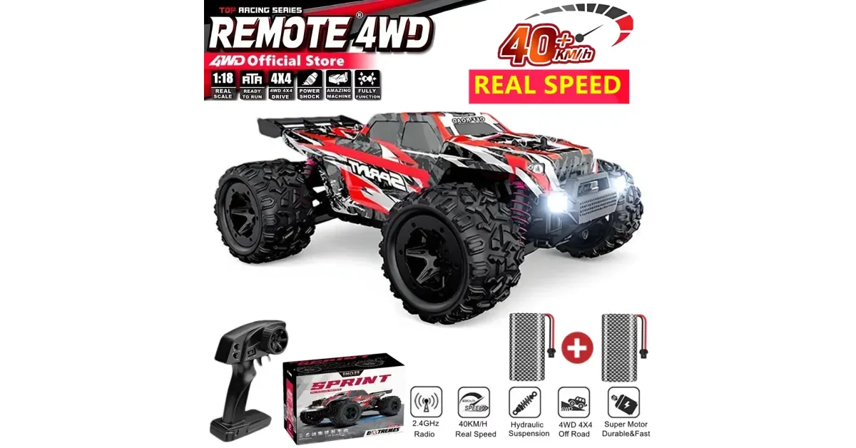 רכב שטח 4X4 מפלצתי 40 קמ"ש