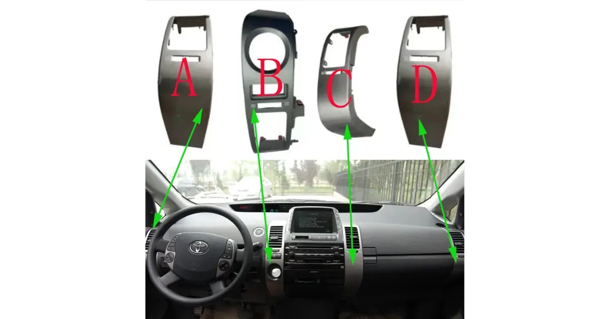 סט מסגרת לפתחי מיזוג פריוס 2004-2009