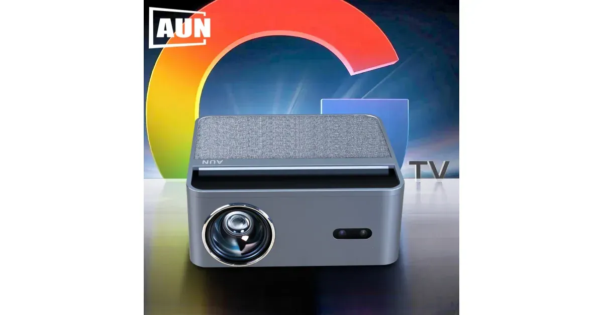 מקרן AUN A45 Pro עם Google TV ותמיכה ב-1080p