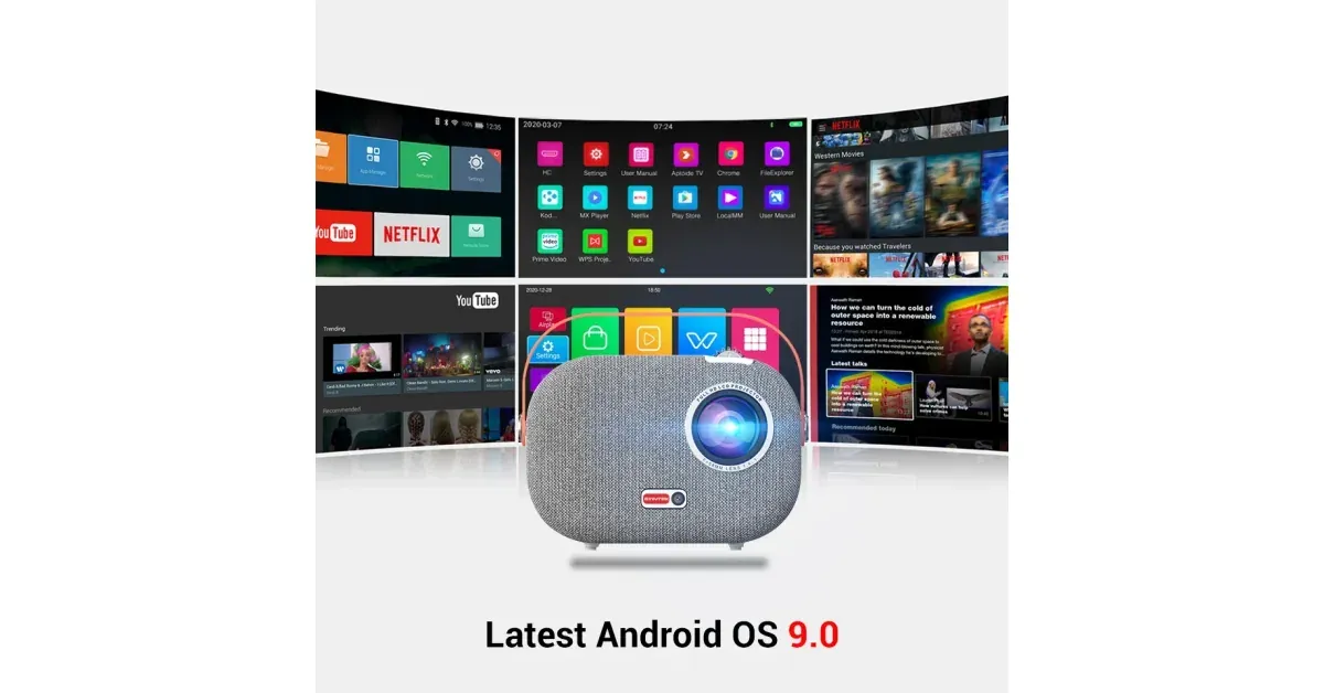 מקרן חכם נייד BYINTEK K16 Pro