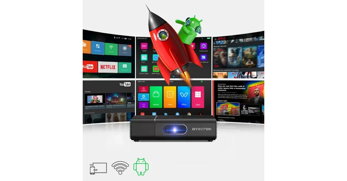 מקרן חכם נייד BYINTEK U30 Pro