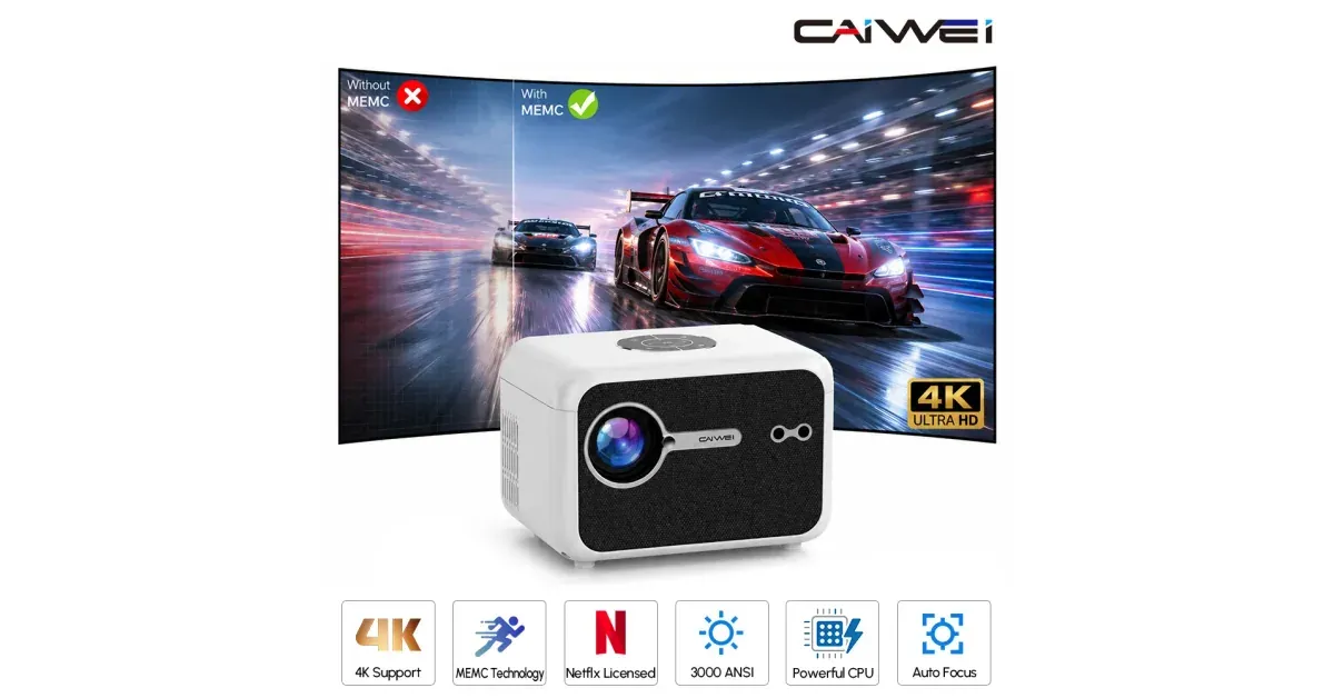 מקרן ביתי חכם CAIWEI A6L