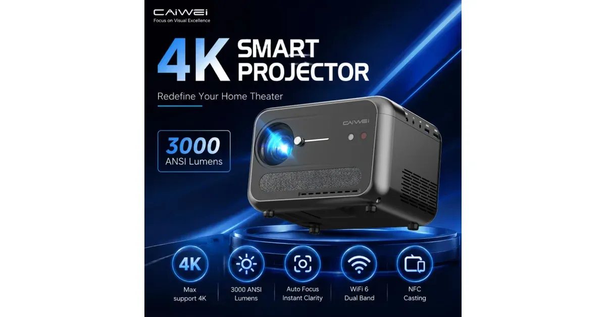 מקרן חכם לבית CAIWEI A6W