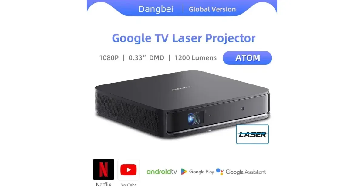 מקרן לייזר קומפקטי Dangbei ATOM Mini