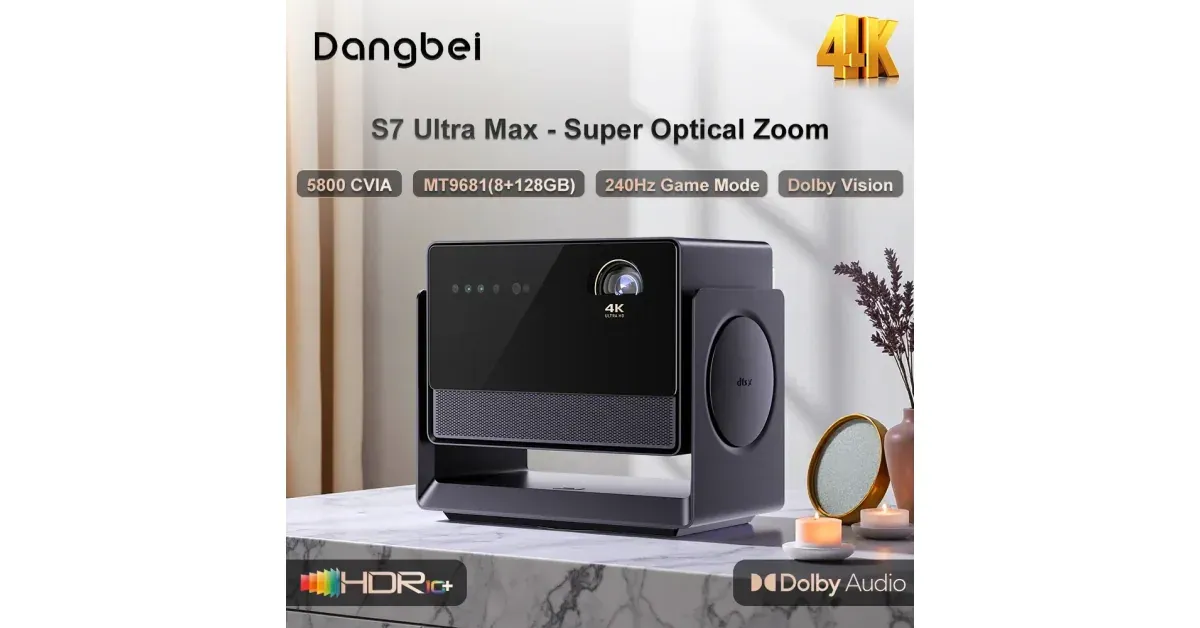 מקרן לייזר 4K Dangbei S7 Ultra Max