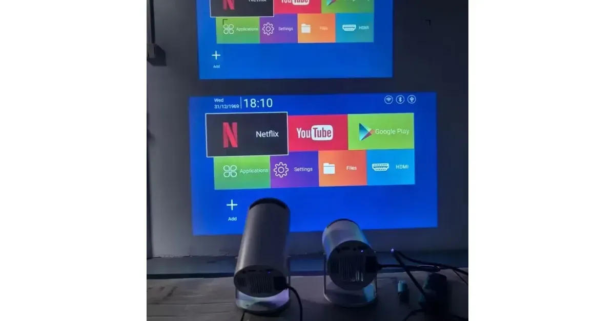 מקרן חכם קומפקטי HY300 Pro