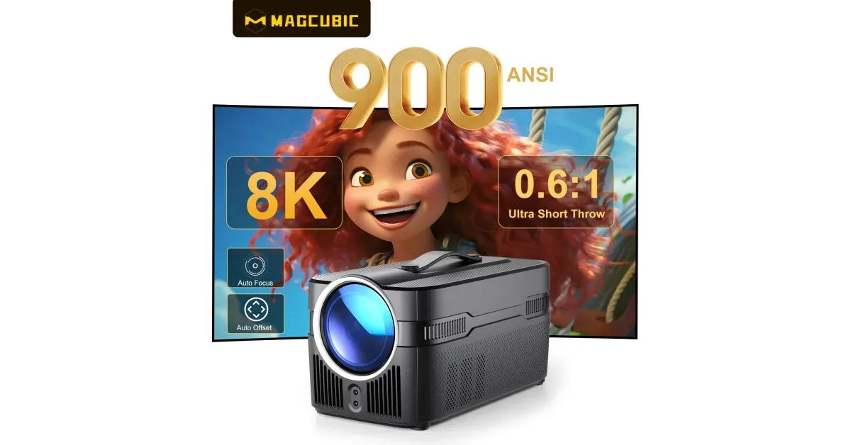 מקרן חכם Magcubic HY450C עם אוטופוקוס