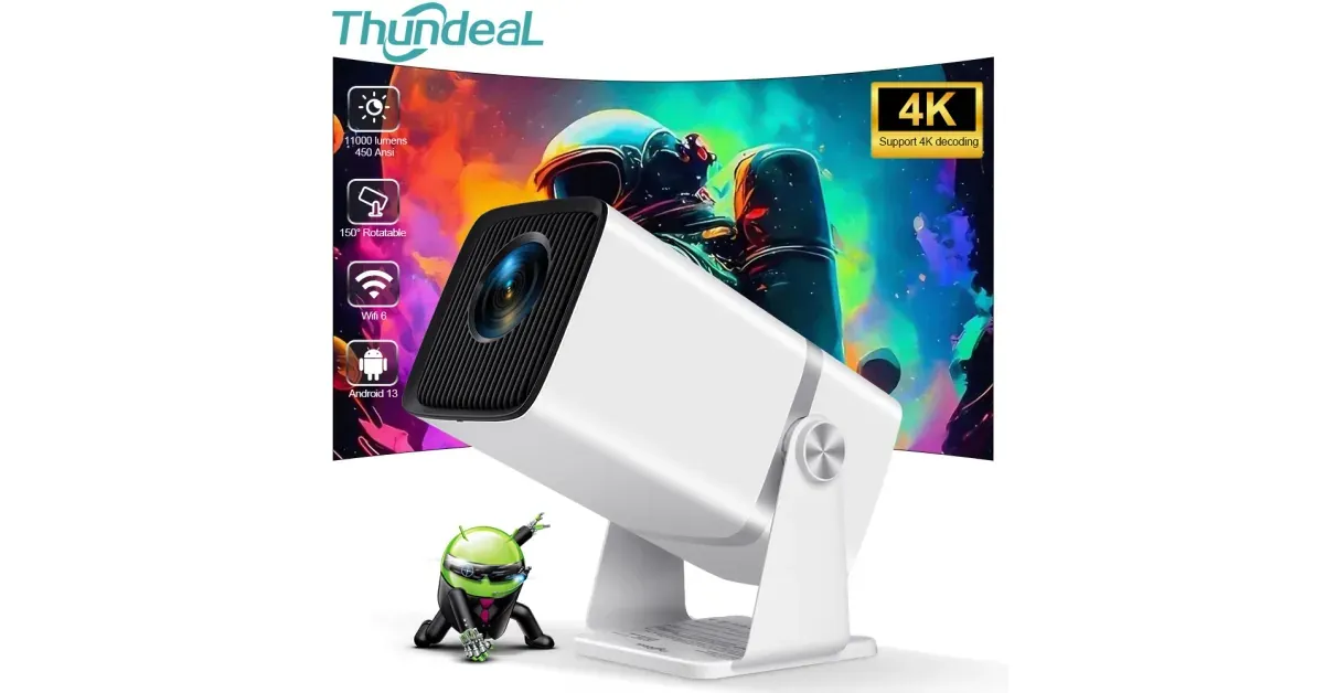 מקרן חכם ThundeaL TD80W לבית