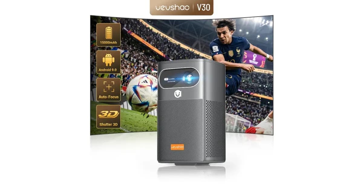 מקרן חכם נייד VEVSHAO V30