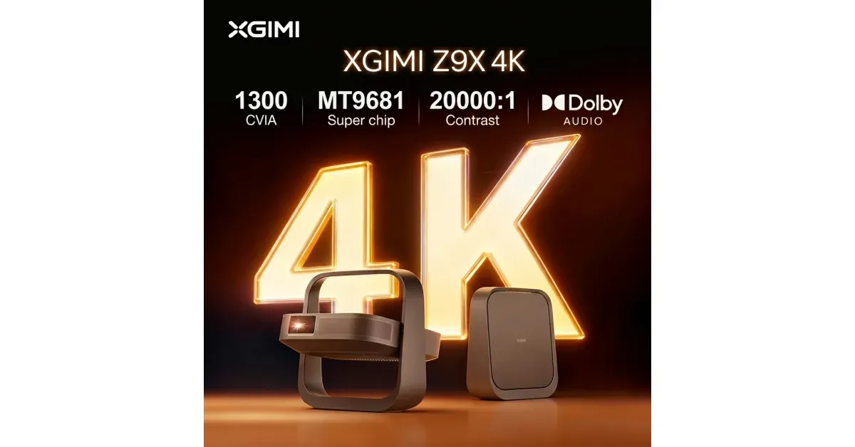 מקרן גימבל XGIMI Z9X ברזולוציית 4K